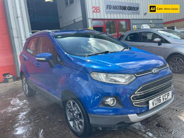 Ford EcoSport 1.0T EcoBoost Titanium SUV 5dr Petrol Manual 2WD Euro 5 (s/s) (125 ps)